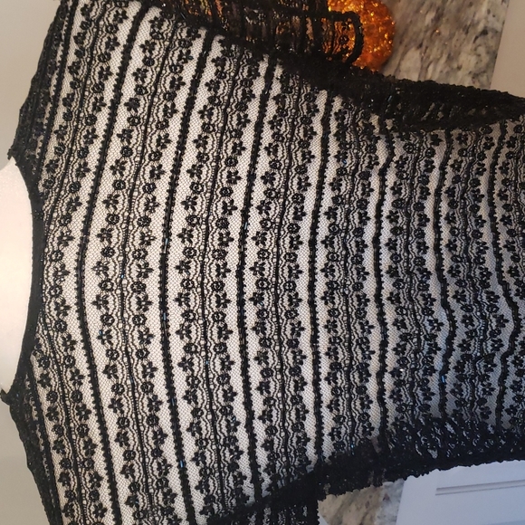 Beautiful Black Beaded Blouse - Picture 5 of 5